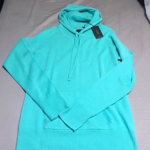 J Crew Cashmere Hooded Sweater - Large NWT